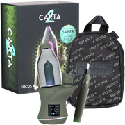 Focus V Carta 2 MAX Electric Dab Rig & Saber Hot Knife Bundle | Forest