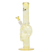 Gear Premium Fumed Skull Straight Tube Bong