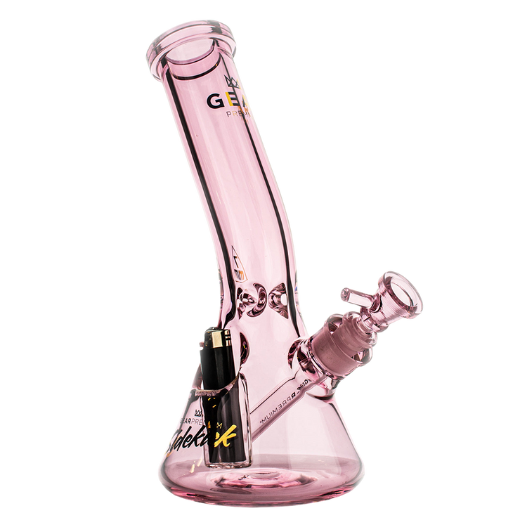 Gear Premium Sidekick Laid Back Beaker Bong | Pink