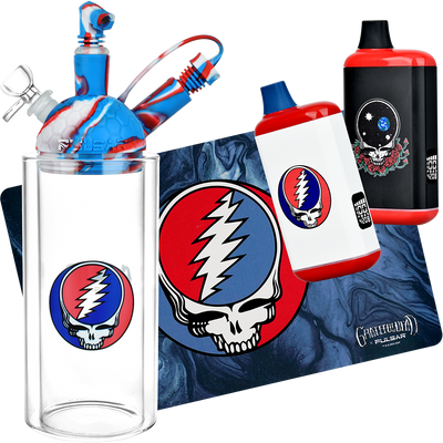 Grateful Dead Gravity Bong, 510 DL, & Dab Mat Bundle