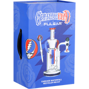 Grateful Dead x Pulsar Cascade Waterfall Recycler Dab Rig Set | Luxury Gift Box Packaging