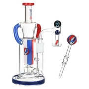 Grateful Dead x Pulsar Cascade Waterfall Recycler Dab Rig Set | Group