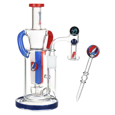 Grateful Dead x Pulsar Cascade Waterfall Recycler Dab Rig Set | Group