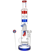 Grateful Dead x Pulsar Cool It Down Glycerin Stacker Bong Set | Front View