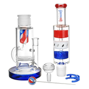 Grateful Dead x Pulsar Cool It Down Glycerin Stacker Bong Set | Pieces