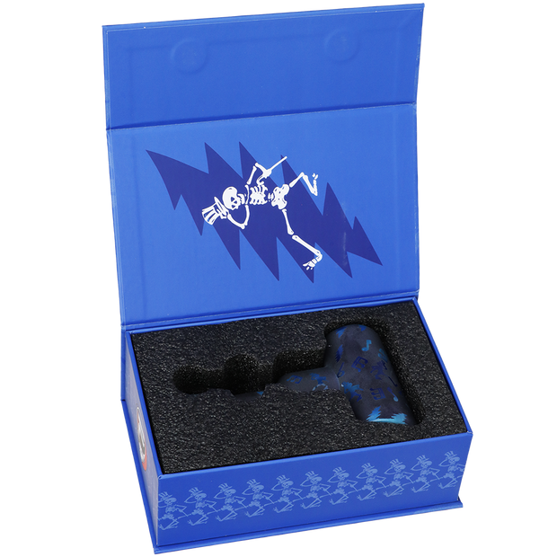 Grateful Dead x Pulsar Etched Hammer Bubbler | Ethereal Music | Packaging Open VIew