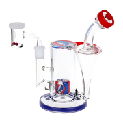 Grateful Dead x Pulsar Honest Tune Recycler Dab Rig Set | Back View