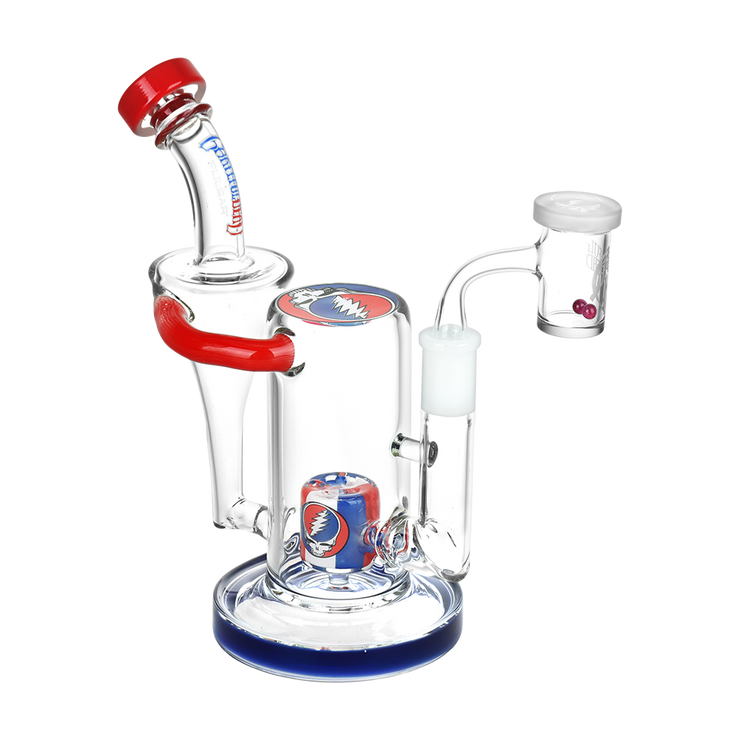 Grateful Dead x Pulsar Honest Tune Recycler Dab Rig Set | Front View