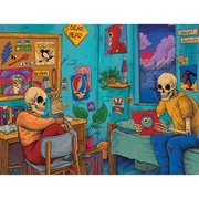 Grateful Dead x Pulsar Inside Print Sherlock Pipe | Deadhead Dorm | Album Art Full View