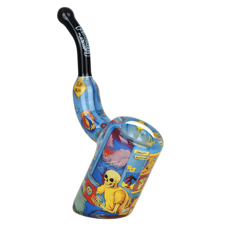 Grateful Dead x Pulsar Inside Print Sherlock Pipe | Deadhead Dorm | Front View