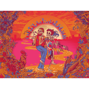 Grateful Dead x Pulsar Inside Print Sherlock Pipe | Sunset Dance | Album Art Full View