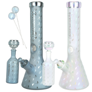 Grateful Dead x Pulsar Lightning Skellies Beaker Bong Set | Group