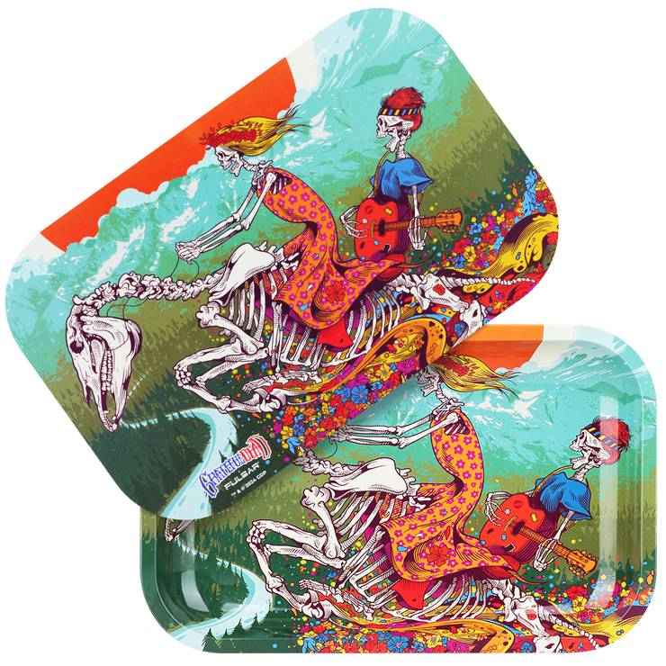 Grateful Dead x Pulsar Metal Rolling Tray & Lid | Dead Horse