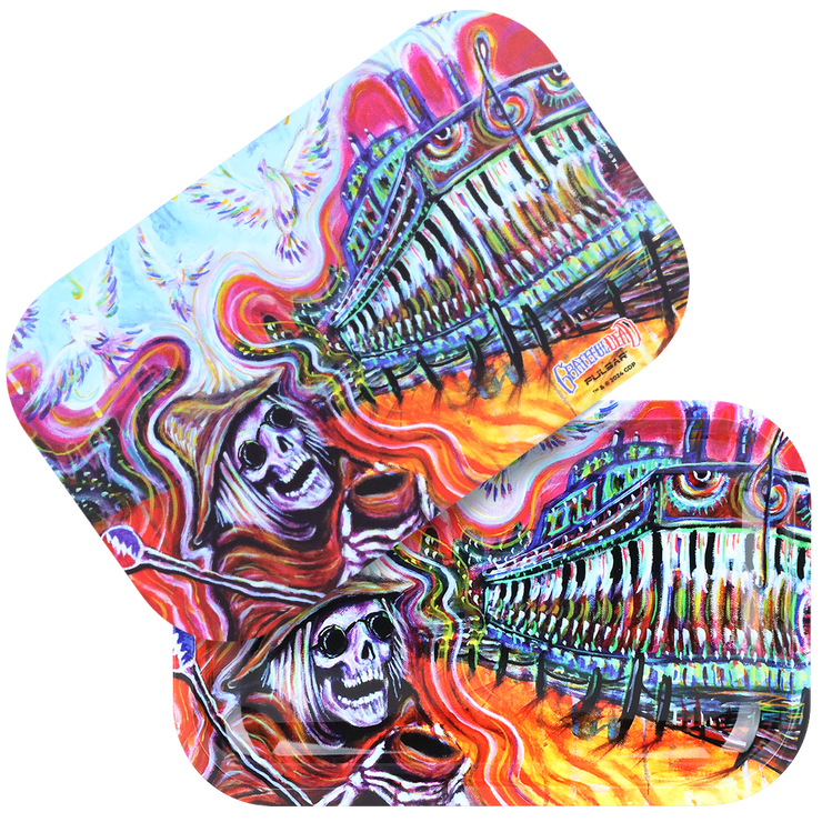 Grateful Dead x Pulsar Metal Rolling Tray & Lid | Steamboat