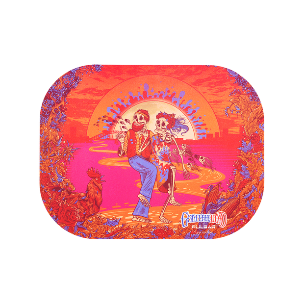 Grateful Dead x Pulsar Mini Magnetic Rolling Tray Lid | Sunset Dance