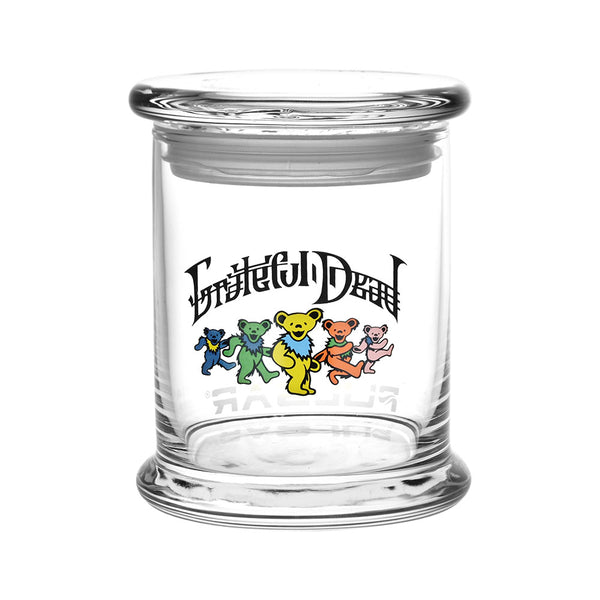 Steal Your Face Pop Top Glass Stash Jar  Grateful Dead x Pulsar – Pulsar  Vaporizers