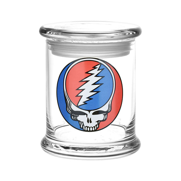 Steal Your Face Pop Top Glass Stash Jar | Grateful Dead x Pulsar 