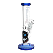 Grateful Dead x Pulsar Space Your Face Straight Tube Bong | Back View