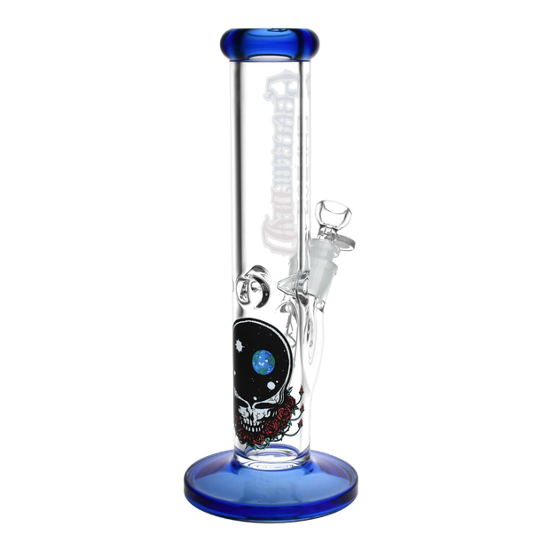 Grateful Dead x Pulsar Space Your Face Straight Tube Bong | Back View