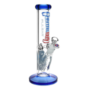 Grateful Dead x Pulsar Space Your Face Straight Tube Bong | Front View