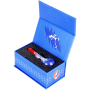 Grateful Dead x Pulsar Spoon Pipe | Grateful Frit | Gift Box Packaging Open View