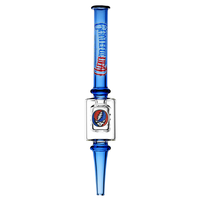 Grateful Dead x Pulsar Steal Your Face Dab Straw | Front View