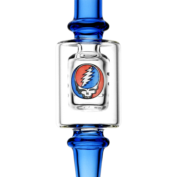 Grateful Dead x Pulsar Steal Your Face Dab Straw | Close Up Perc Chamber View