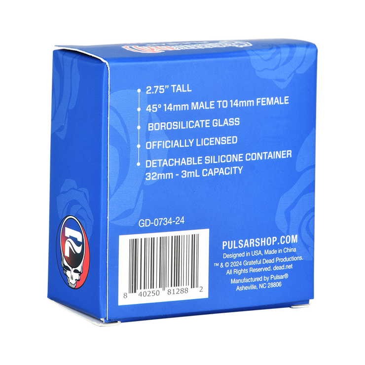 Grateful Dead x Pulsar Steal Your Face Reclaim Kit | Packaging | Back View