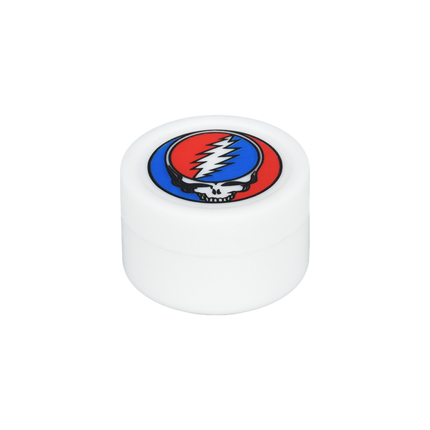 Grateful Dead x Pulsar Steal Your Face Reclaim Kit | Silicone Concentrate Container | Side View