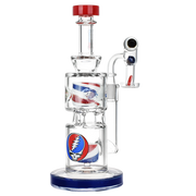 Grateful Dead x Pulsar Stealied Out Dab Rig Set | Back View