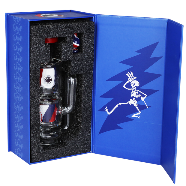 Grateful Dead x Pulsar Stealied Out Rig for Puffco Peak Series | Packaging Open View