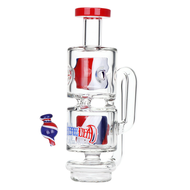 Grateful Dead x Pulsar Stealied Out Rig for Puffco Peak Series | Attachment & Carb Cap