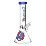 Grateful Dead x Pulsar Steal Your Face Beaker Bong | Back View