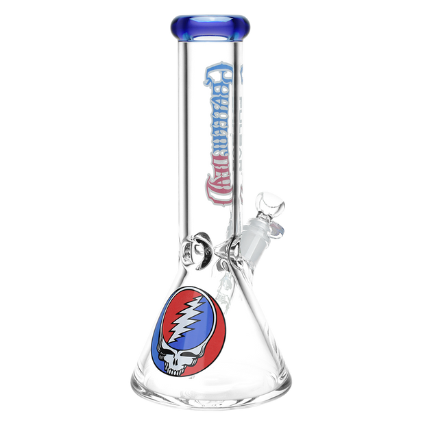 Grateful Dead x Pulsar Steal Your Face Beaker Bong | Back View