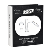 GRAV Hourglass Banger Set | 45 Degree | Packaging