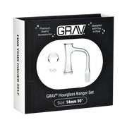 GRAV Hourglass Banger Set | 90 Degree | Packaging