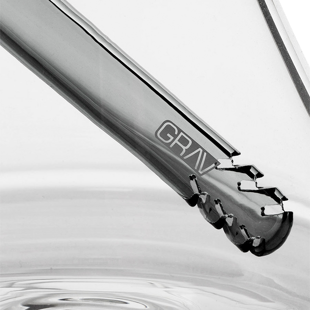 GRAV Labs Deco Beaker Bong | Downstem Close View