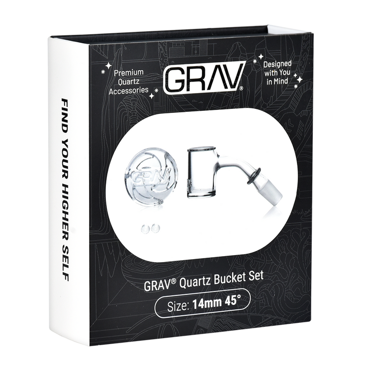 GRAV Seamless Banger Set | 45 Degree | Packaging