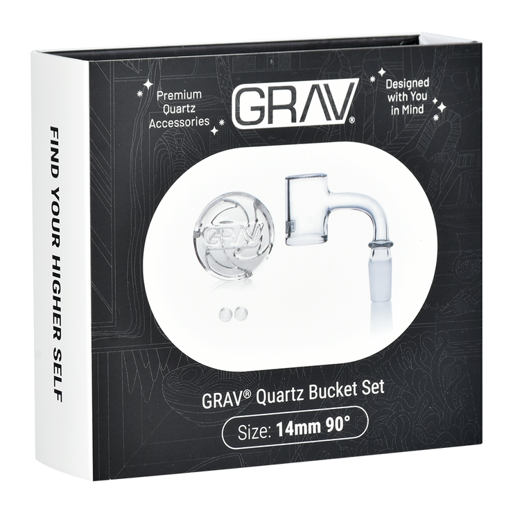 GRAV Seamless Banger Set | 90 Degree | Packaging