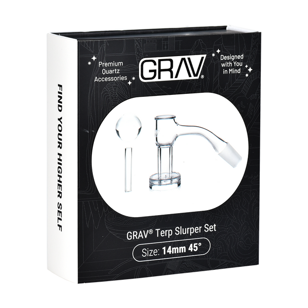 GRAV Slurper Bucket Banger Set | 45 Degree | Packaging