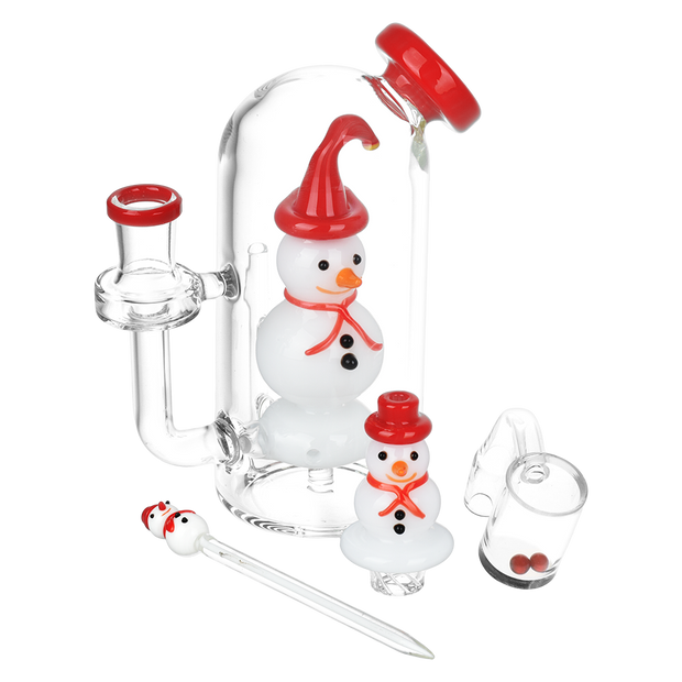 Happy Snowman Dab Rig Set | Pieces