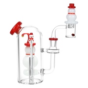 Happy Snowman Dab Rig Set | Side View