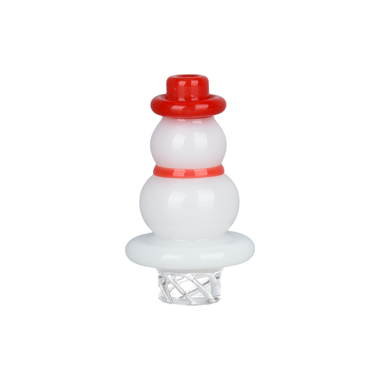 Happy Snowman Vortex Carb Cap | Back View