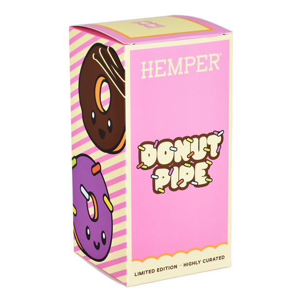 Hemper Donut Hand Pipe | Gift Box Packaging