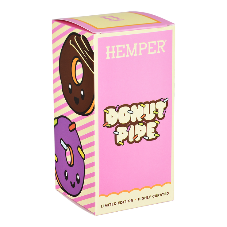 Hemper Donut Hand Pipe | Gift Box Packaging