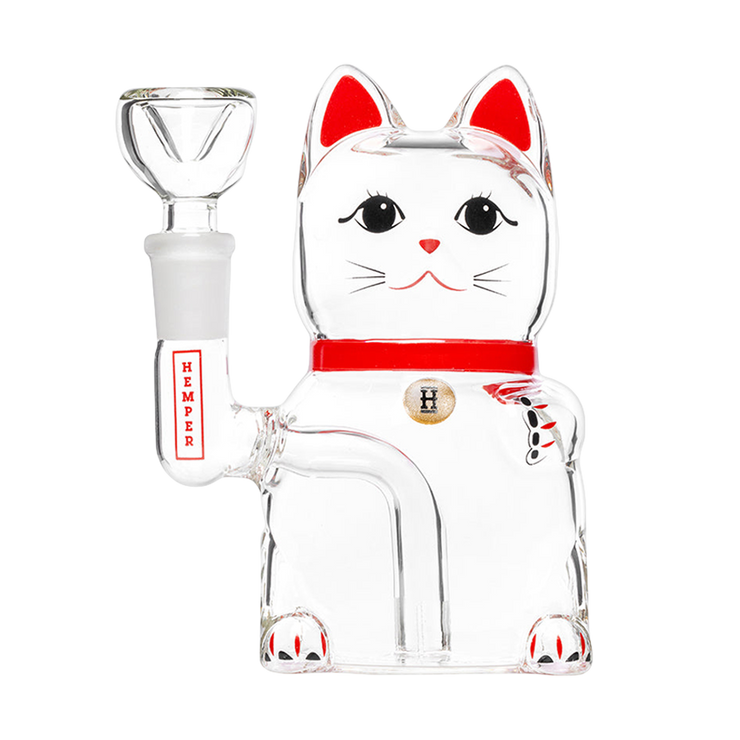 Hemper Lucky Money Cat Bong | Regular Size | Front View