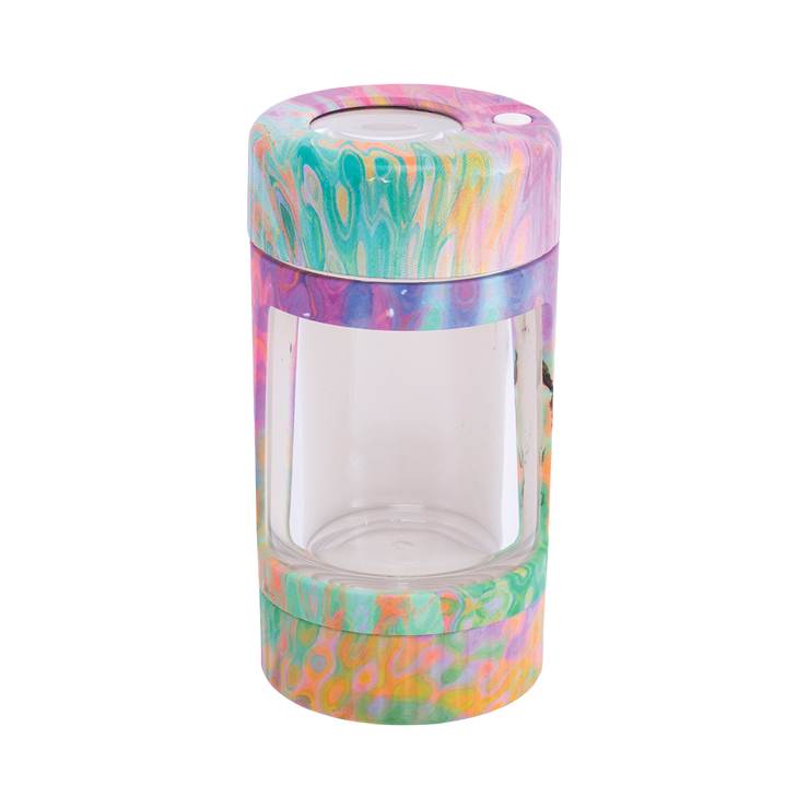 High5 Stash & Grind LED Storage Jar | Warp Color