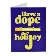 KushKards One Hitter Holiday Greeting Cards | Have A Dope Holijay