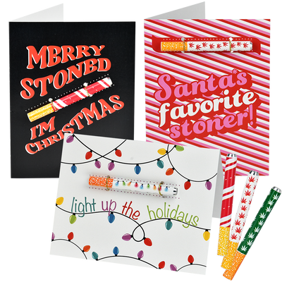 KushKards One Hitter Holiday Greeting Cards | Group