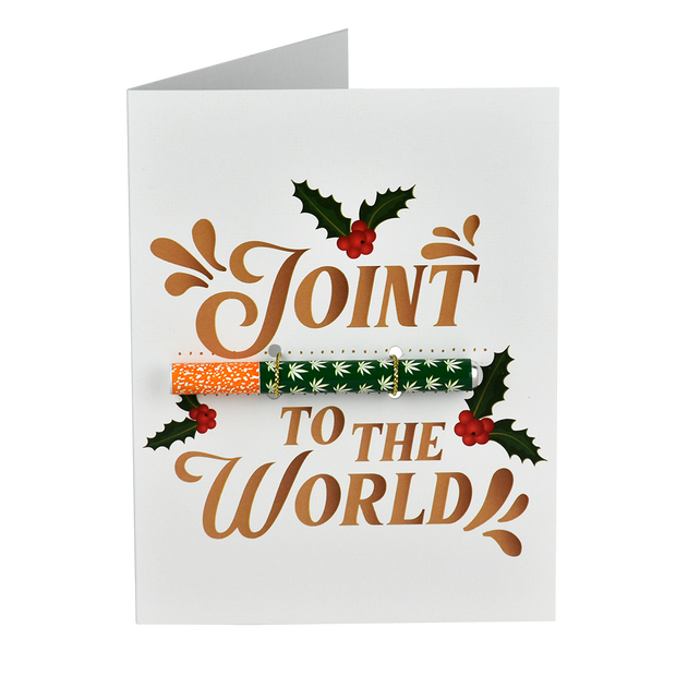 KushKards One Hitter Holiday Greeting Cards | Joint To The World